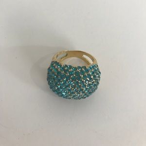 Crystal or CZ ring